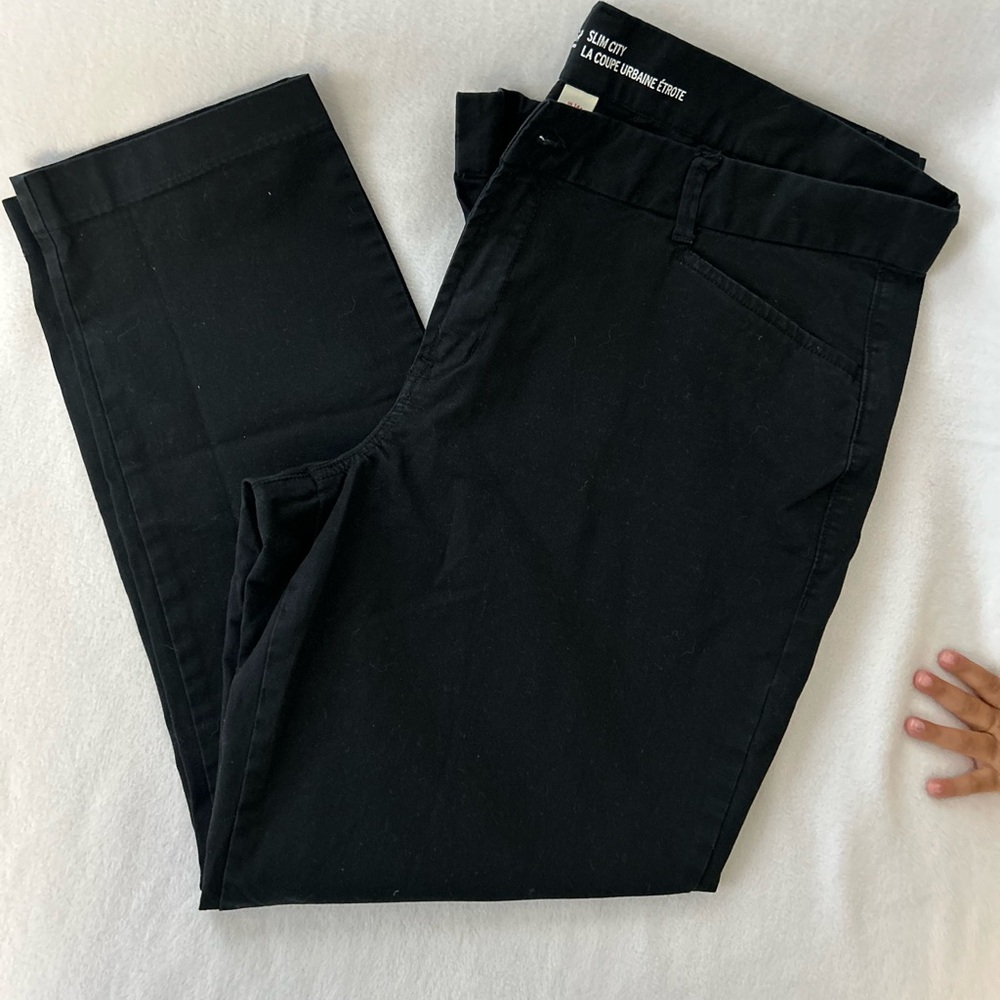 GAP Slim City Black Trousers